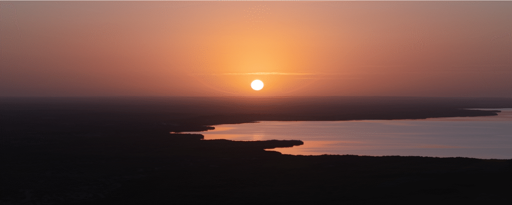 Atardecer en Baja California Sur